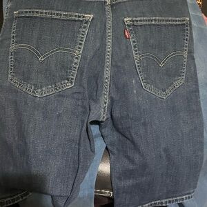 Levi's Men's Dark Blue Straight Jeans